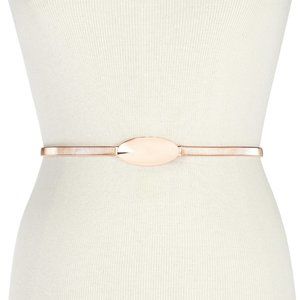 Inc International Concepts Oval Chain Stretch Belt (Rose Gold)